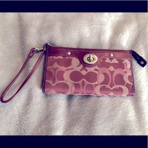Coach wristlet